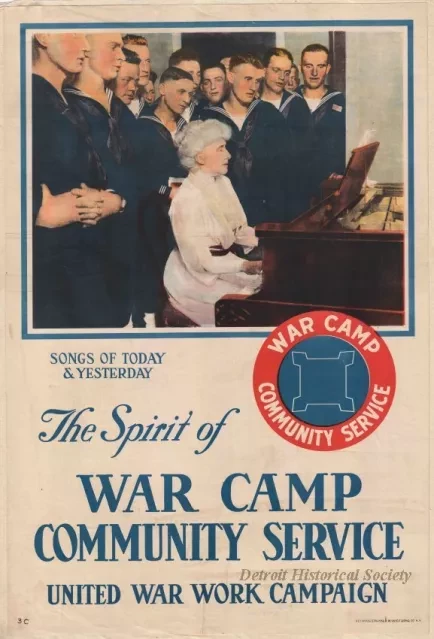 Poster - Songs of Today & Yesterday,
The Spirit of War Camp Community Service