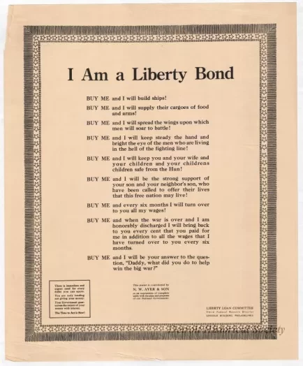 Poster - I Am a Liberty Bond