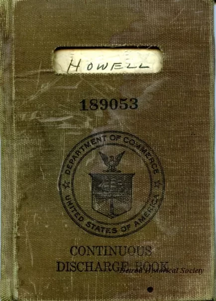 Book, Discharge - United States Department of Commerce Discharge Book No. 189053