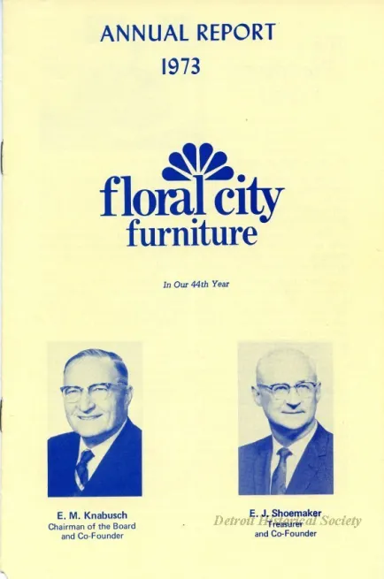 Report, Annual - Annual Report, 1973
Floral City Furniture Company