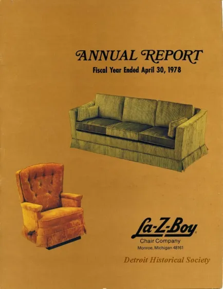 Report, Annual - Annual Report, 1978
La-Z-Boy Chair Company