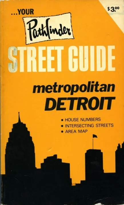 Guidebook - Pathfinder Street Guide of Detroit and 47 Suburban Communities