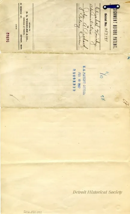 Patent - Assignment Before Patent