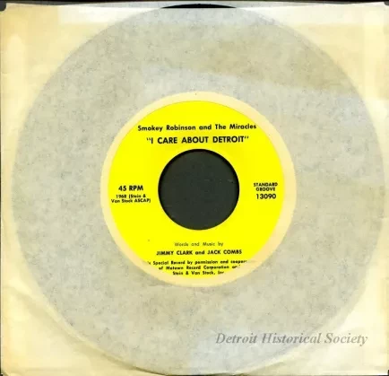 Record, Phonograph - I Care About Detroit