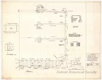 Drawing, Technical - Dr. No. 2,
Midship Section