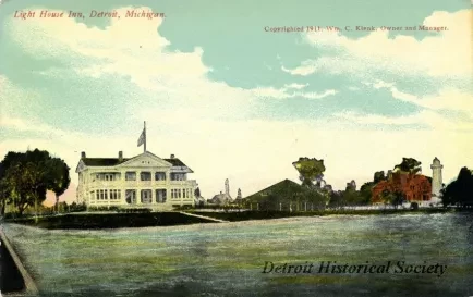 Postcard - Light House Inn, Detroit, Mich.