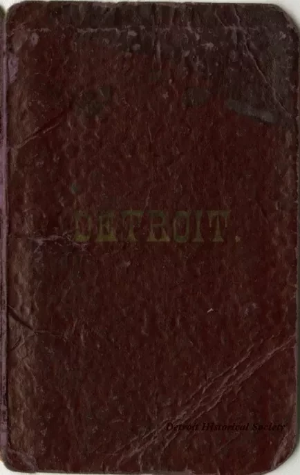 Cover, Map - Detroit