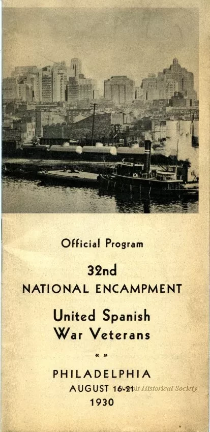 Program - 32nd National Encampment,
United Spanish War Veterans