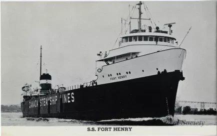 Postcard - S.S. FORT HENRY