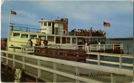 Postcard - THE MESSENGER Sault Ste. Marie, Michigan