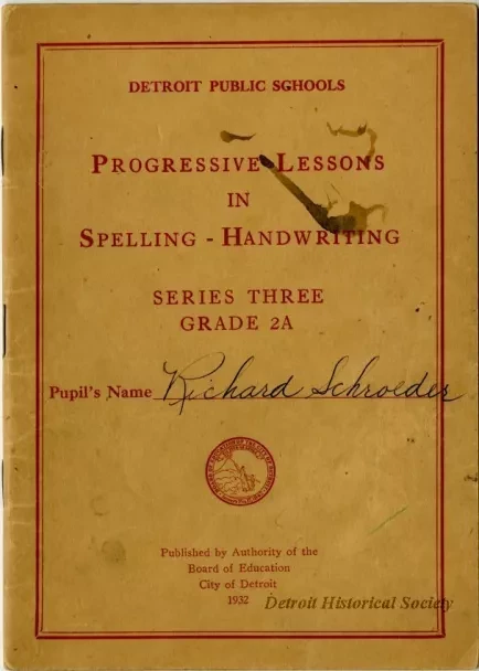Book, Instruction - Progressive Lessons in Spelling-Handwriting