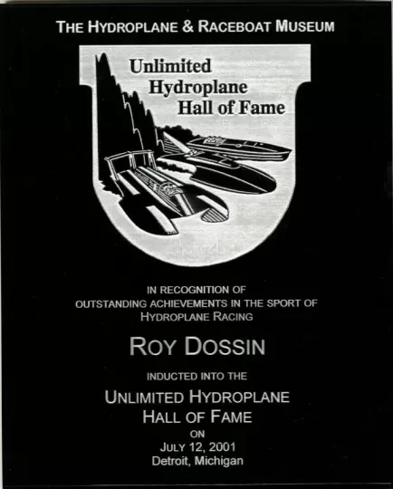 Plaque, Award