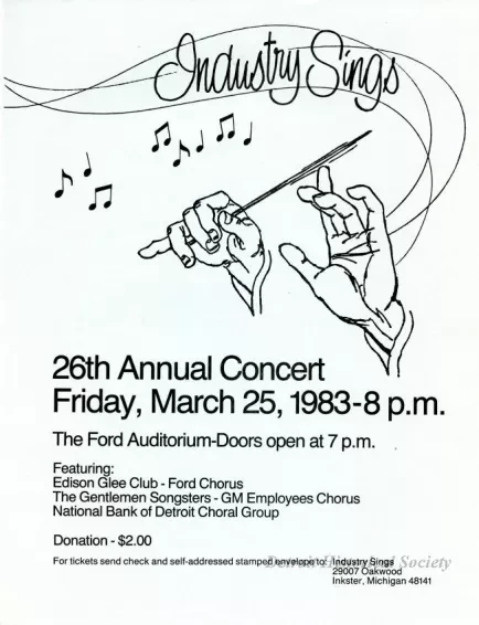 Flyer - Industry Sings