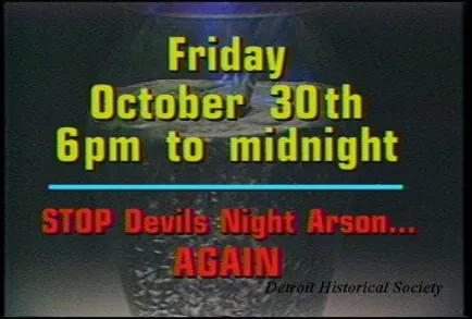 U-Matic - 1992 Devil's Night Spots
:30 Seconds
:10 Seconds
T.T. and Associates