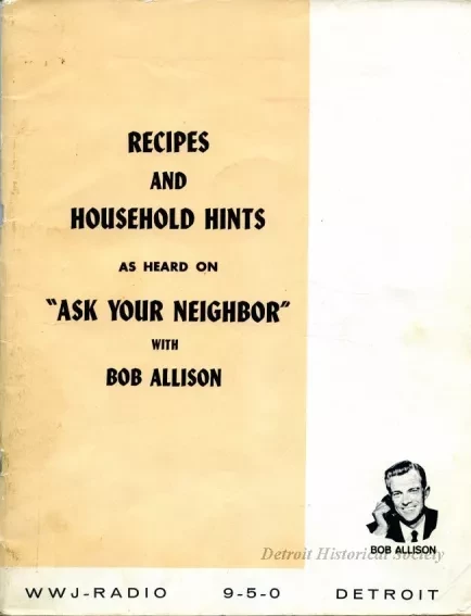Booklet - Recipes and Household Hints