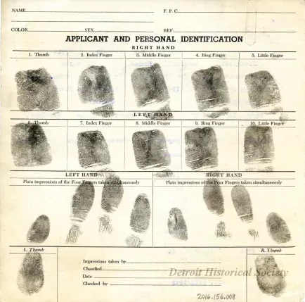 Card, Identification - Detroit Terminal Railroad Company 
Employee Identification Card