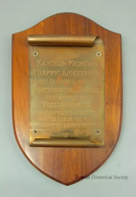 Plaque, Award