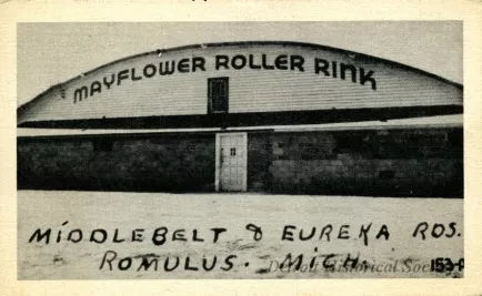 Postcard - Mayflower Roller Rink