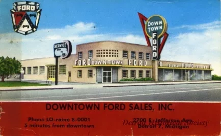 Postcard - Downtown Ford Sales, Inc