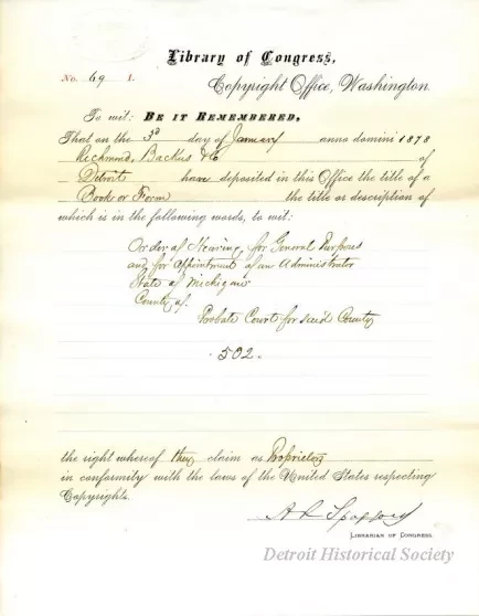 Registration - Library of Congress