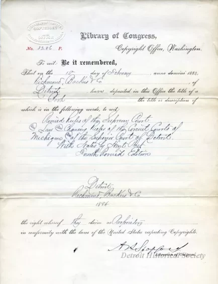 Registration - Library of Congress