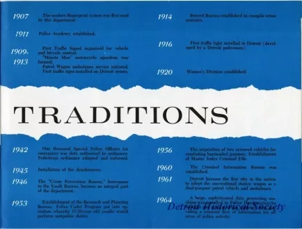 Booklet - Detroit Police Department