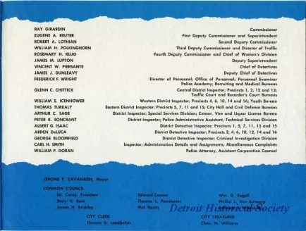 Booklet - Detroit Police Department