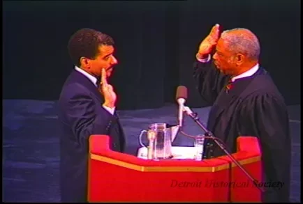 U-Matic - Shop Your Black Campaign P.C.
4-10-91

Conrad Mallett's Installment to Judgeship @ DIA