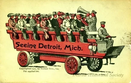 Postcard - Seeing Detroit, Mich.