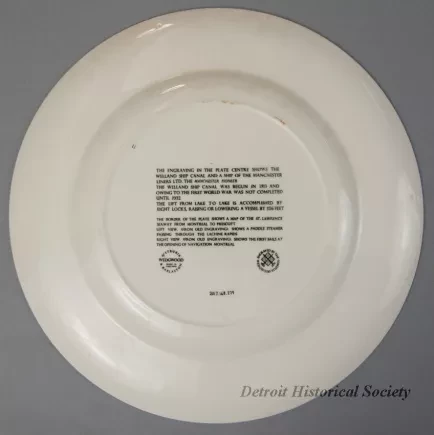 Plate, Commemorative
