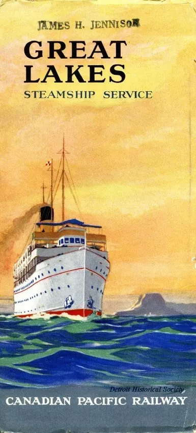 Brochure - Great Lakes Steamship Service
Canadian Pacific Railway
