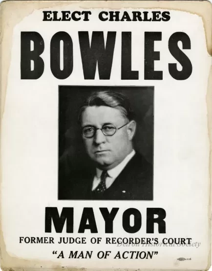 Poster, Political - Elect Charles Bowles Mayor