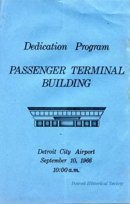 Program - Dedication Program
Passenger Terminal Building