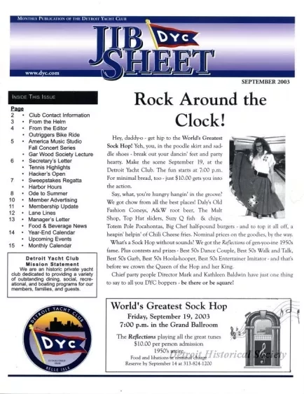Newsletter - Jib Sheet