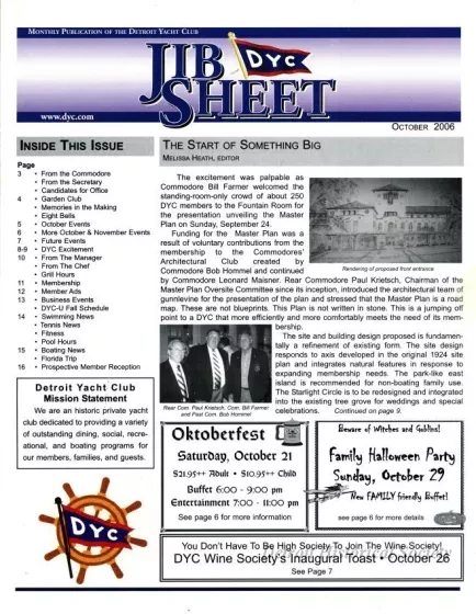 Newsletter - Jib Sheet
