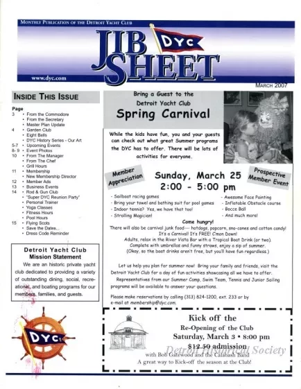 Newsletter - Jib Sheet