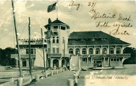 Postcard - Detroit Yacht Club