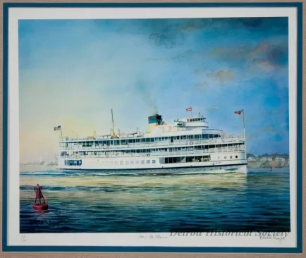 Print - Steamer St. Claire
