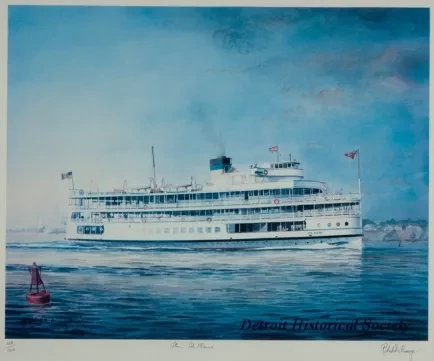 Print - Steamer St. Claire