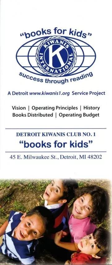 Brochure - Detroit Kiwanis Club No. 1
Books for Kids
