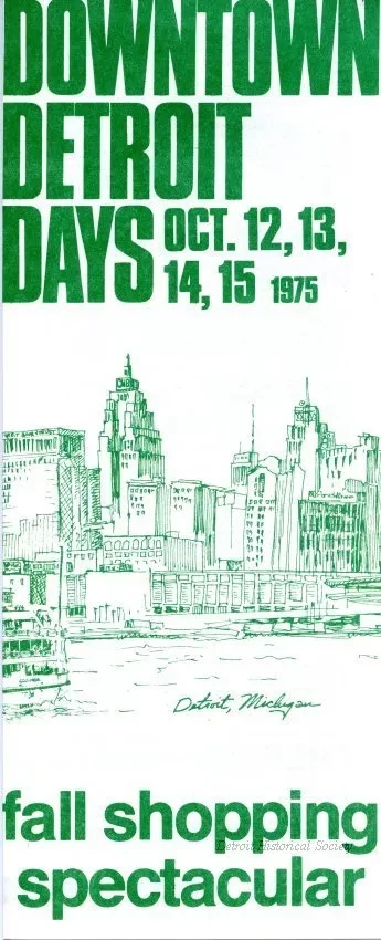 Brochure - Downtown Detroit Days