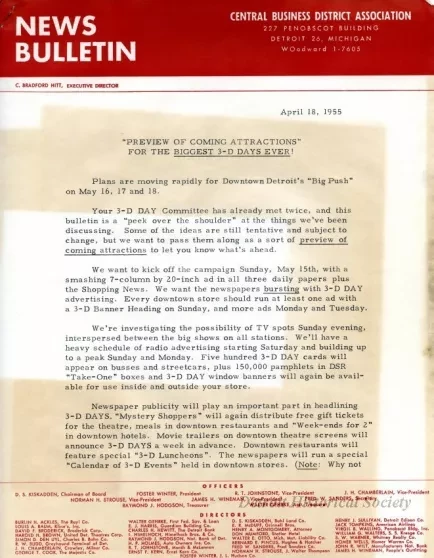 Letter - News Bulletin
Central Business District Association