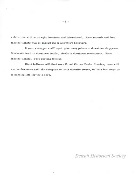 Letter - News Bulletin
Central Business District Association
