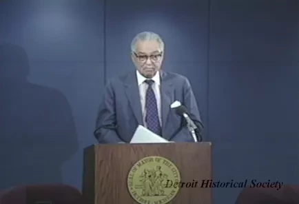 U-Matic - Mayor Young Retirement Announcement #1 
06.22.93 - Coleman A. Young Retirement Announcement