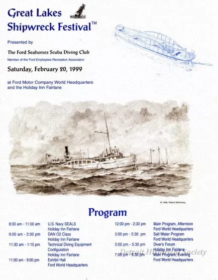 Program - Great Lakes Shipwreck Festival