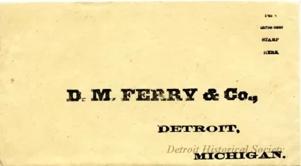 Envelope - D.M. Ferry & Co.