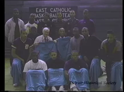 U-Matic - Fred Martin @ East Catholic & Southwestern High Schools for Basketball Championships 4-9-90