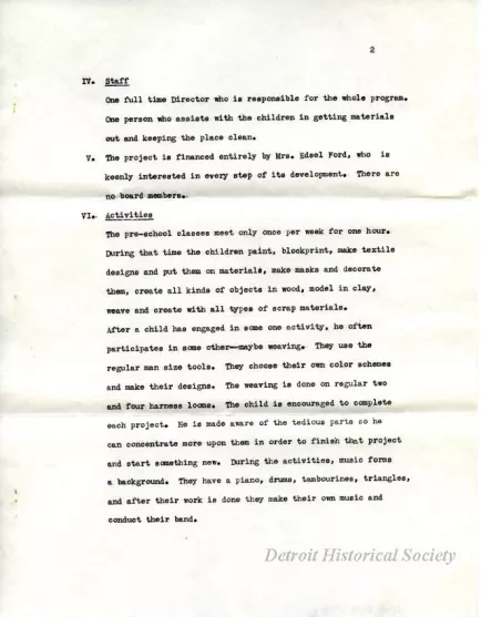 Manuscript - The Children's House