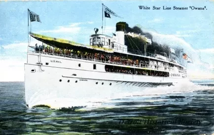 Postcard - White Star Line Steamer Owana