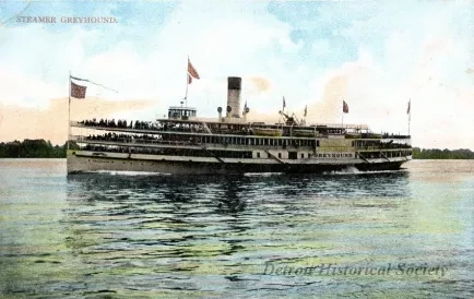Postcard - Steamer Greyhound, White Star Line